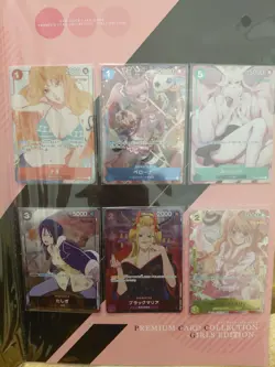 ONE PIECE Card Game Premium Collection Girls Edition For Asia Set of 6 Sealed JP - Image 3