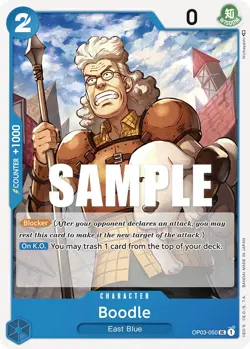 Boodle - OP03-050 - One Piece Card Game - Pillars of Strength - Image 1