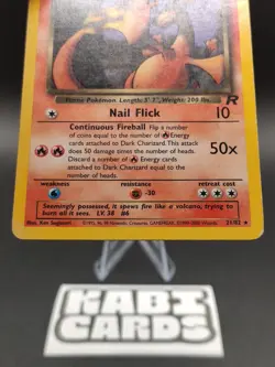 Dark Charizard 21/82 Non Holo Rare Team Rocket - MP - Pokemon TCG - Image 3