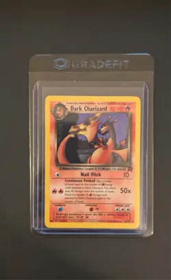 🔥 Dark Charizard 21/82 🔥 Non Holo Rare Team Rocket Set Pokemon Card WOTC TCG - Image 3
