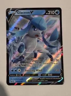 Glaceon V SWSH196 SWSH: Sword & Shield Promo Cards Holo - Image 1