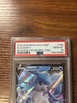 Glaceon V SWSH196 SWSH: Sword & Shield Promo Cards Holo - Image 3