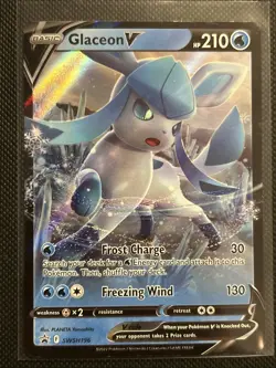 Glaceon V SWSH196 SWSH: Sword & Shield Promo Cards Holo - Image 1