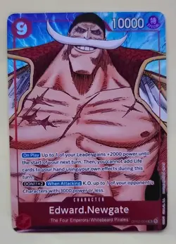 Edward.Newgate (004) (Alternate Art) OP02-004 Paramount War Foil - Image 1