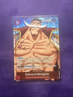 Edward.Newgate (004) (Alternate Art) OP02-004 Paramount War Foil - Image 1