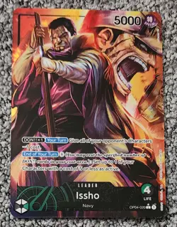 Kingdoms of Intrigue Issho Alternate Art OP04-020 Foil NM Free Shipping - Image 1