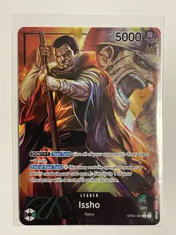 Issho OP04-020 Alternate Art Leader Kingdoms of Intrigue One Piece English - Image 1