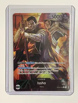 Issho OP04-020 Alternate Art Leader Kingdoms of Intrigue One Piece English - Image 3