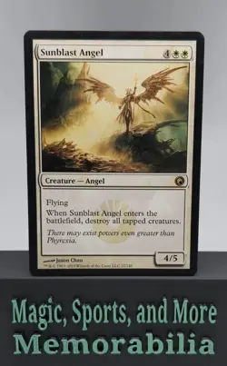 MTG Sunblast Angel Scars of Mirrodin Regular Rare White Magic The Gathering LP - Image 1