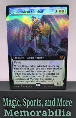 MTG Resplendent Marshal Kaldheim Foil Extended 337 Mythic Magic The Gathering NM - Image 1