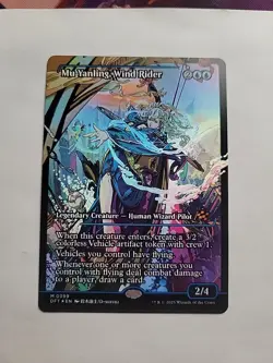 MTG - Mu Yanling, Wind Rider (Showcase) Aetherdrift Foil Mythic #0399 - Image 1