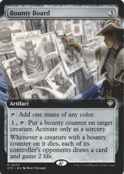 MTG Bounty Board (Extended Art) Normal NM Commander: Outlaws of Thunder Junction - Image 1