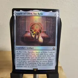 MTG Apple of Eden, Isu Relic 70 Assassin's Creed Mythic Foil Legendary Artifact - Image 1