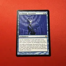 Archmage Ascension Zendikar NM Blue Rare MAGIC THE GATHERING MTG CARD - Image 1