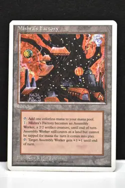 MTG, MISHRA'S FACTORY, 4TH EDITION, NM, NEVER PLAYED - Image 1