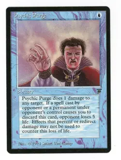 Magic the Gathering Legends Psychic Purge NM MTG - Image 1