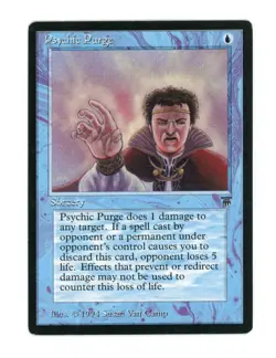 Psychic Purge - Magic the Gathering MTG - Legends - Image 1