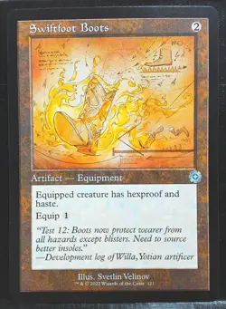 Swiftfoot Boots NEAR MINT (Schematic) Retro Frame Artifacts Regular 121 - Image 1