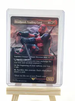 MTG Secret Lair *FOIL* Deadpool, Trading Card #1753 Deadpool - Image 2