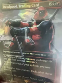 MTG Secret Lair *FOIL* Deadpool, Trading Card #1753 Deadpool - Image 4