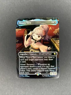 MTG Tataru Taru Borderless Chocobo Track Foil #466 Commander: Final Fantasy NM/M - Image 1