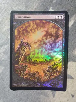 Damnation (Magic Player Rewards Full Art Textless Foil Promo) - Image 1