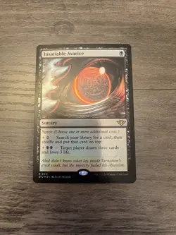 Magic the Gathering MTG Insatiable Avarice Foil Near Mint - Image 2