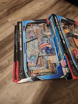 Pokemon Greninja ex and Kingdra ex Snorlax Blissey Special Collection Lot of 3! - Image 4
