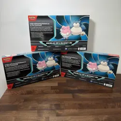 LOT OF 3 - Pokemon TCG Snorlax ex and Blissey ex Special Collection Box - Image 2