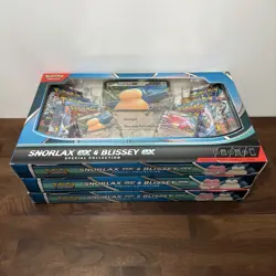 LOT OF 3 - Pokemon TCG Snorlax ex and Blissey ex Special Collection Box - Image 5