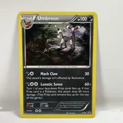 Pokemon TCG Umbreon Black Star Promo XY96 Holo Promo Card - Image 1