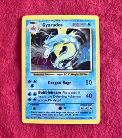 Gyarados Holo 6/102 NM 1999 Pokemon Base Set Unlimited WOTC Vintage Rare - Image 1