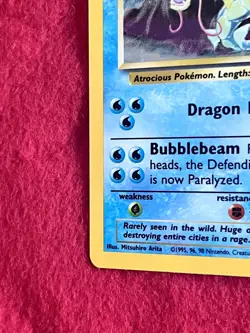 Gyarados Holo 6/102 NM 1999 Pokemon Base Set Unlimited WOTC Vintage Rare - Image 4