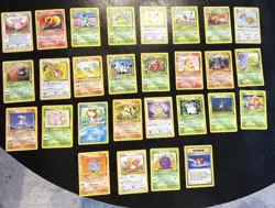 28 Card Lot Pokemon Jungle Unlimited Edition. Rare, Uncommon And Common. - Image 1
