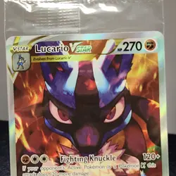 FACTORY SEALED LUCARIO POKEMON TRADING CARD TCG CCG CGC BSG PSA GIFT PROMO MINT - Image 2