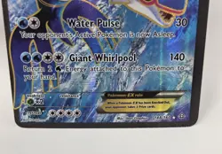Pokemon TCG Kyogre EX Holo Full Art Primal Clash 148/160 Card - Image 4