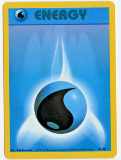 Water Energy 102/102 Base Set Pokemon Card - Image 1