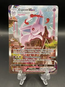 Pokemon Espeon VMAX Alternate Art Secret 270/264 Fusion Strike MP Clean Front - Image 1