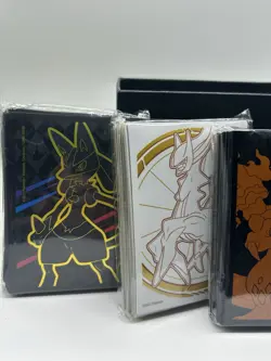 New Lot Of 5 Pokemon ETB Mixed Card Sleeves 65x Per Pack of Sleeve NEW SEALED - Image 2