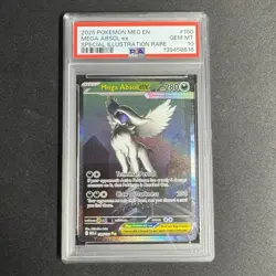 PSA 10 2025 POKEMON MEGA EVOLUTION SPECIAL ILLUSTRATION RARE #180 MEGA ABSOL EX - Image 1