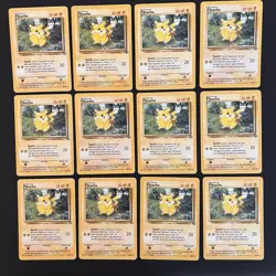 Pokemon TCG Jungle Set Pikachu X12 Vintage Cards WOTC - Image 1