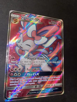 Sylveon GX - 140/145 - Pokemon Guardians Rising Sun Moon Full Art Card NM - Image 4