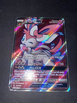 Sylveon GX - 140/145 - Pokemon Guardians Rising Sun Moon Full Art Card NM - Image 5
