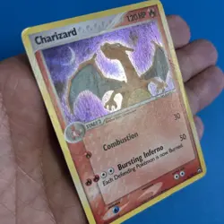 Pokemon TCG- Charizard Power Keepers Holo 6/108 HP, damage on back - Image 2