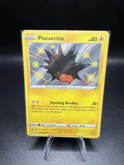 Pincurchin- Shining Fates: Shiny Vault #SV043/SV122 Pokemon Card TCG- rare! - Image 1
