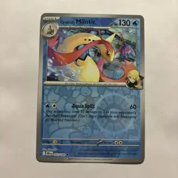 Cynthia's Milotic 053/182 Reverse Holo SV10: Destined Rivals Pokemon TCG - Image 1