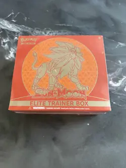 Pokemon Sun And Moon Base Solgaleo Elite Trainer Box Sealed ETB Sun & Moon - Image 1