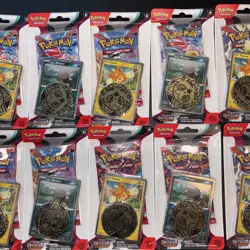 Pokemon Scarlet & Violet Obsidian Flames Checklane Blister Pack Lot Of 10 820650853319 - Image 3
