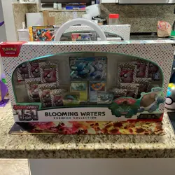 Pokemon TCG Scarlet & Violet 151 Blooming Waters Premium Collection Box Sealed - Image 1