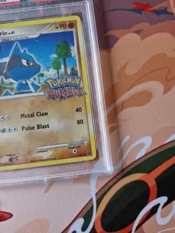 PSA 8 lucario 12/16 pokemon rumble - Image 4